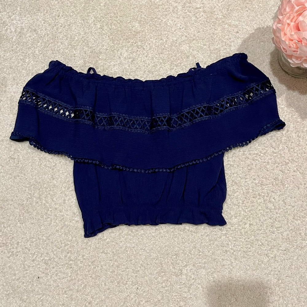 Off the Shoulder Crop Top